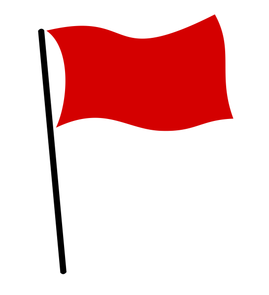 Флаг красный