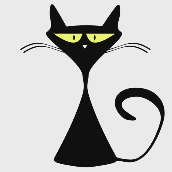 Графическая кошка