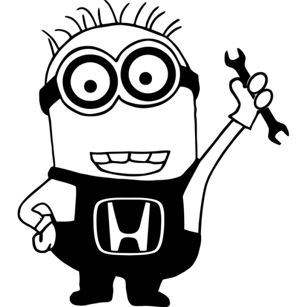 Наклейки на машину Миньоны