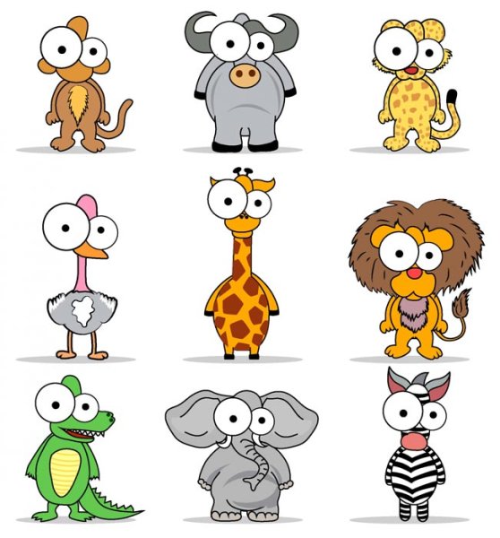 Смешные Рисованные животные