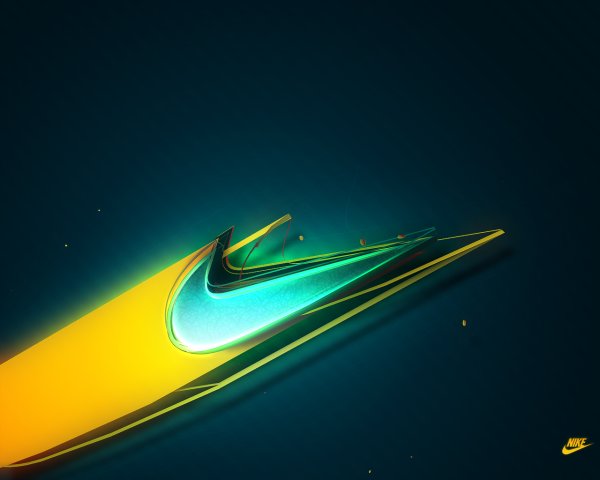 Nike надпись
