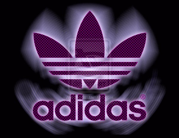 Надпись адидас