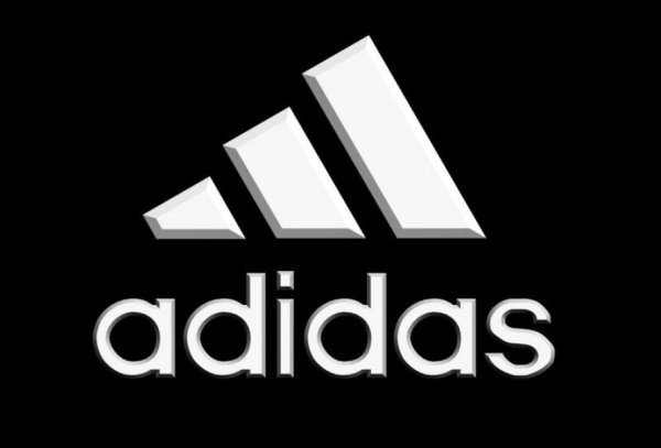 Надпись адидас