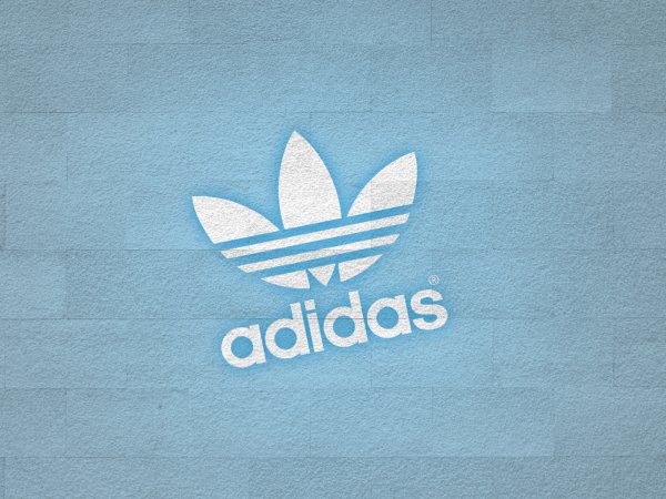 Adidas логотип красный