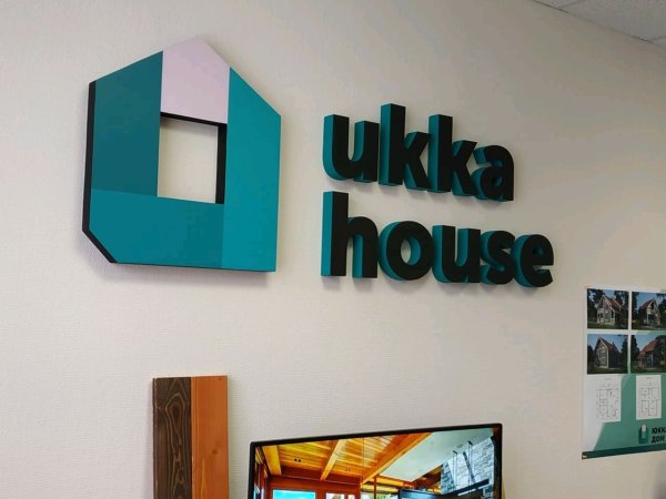 Объемный логотип на стену