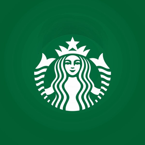 Старбакс логотип чёрный