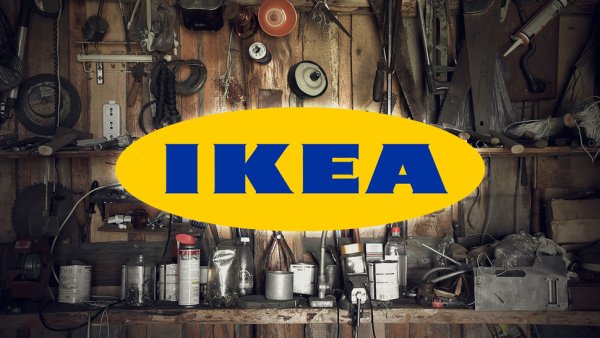 Икеа вывеска магазина