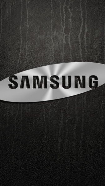 Надпись самсунг на черном фоне