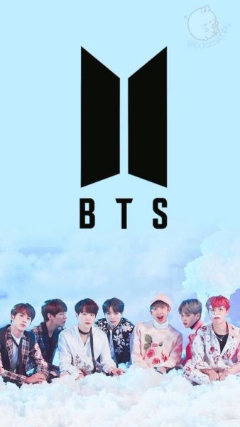 Группа БТС надпись