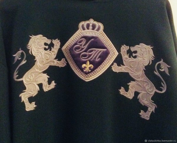 Вышивка логотипа на ткани