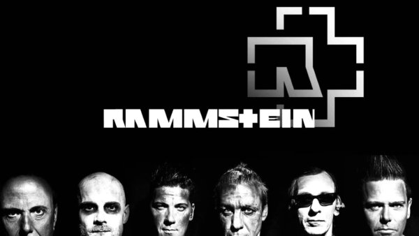 Рамштайн Постер черно белый