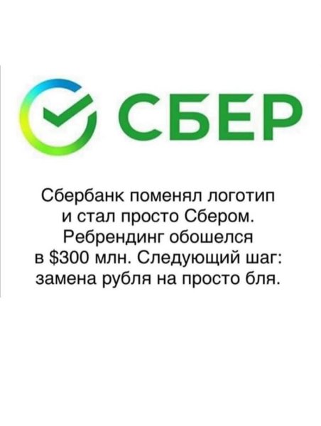 Ребрендинг Сбербанка