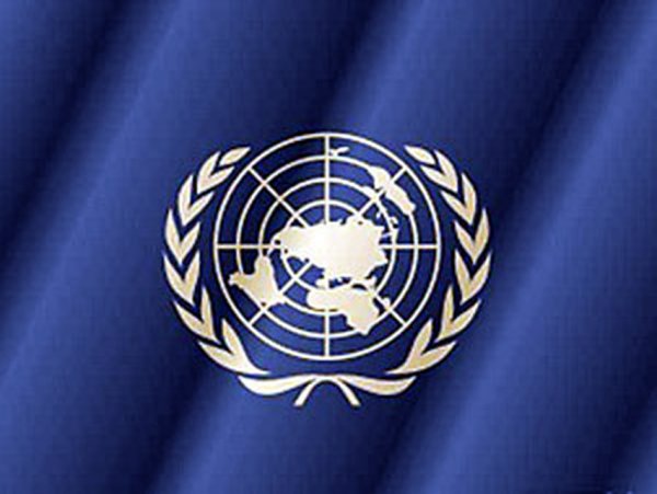 Флаг организации Объединенных наций