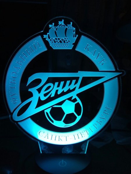 3 Д светильники Зенит