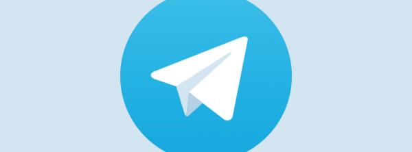 Логотип телеграмм на белом фоне