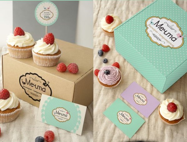 Логотип для торта Sweet Bakery