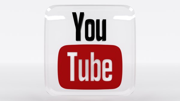 Логотип ютуб 3д
