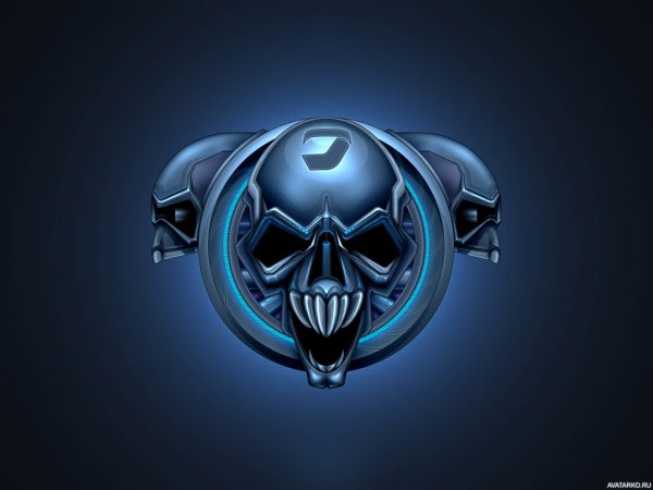 Пиратская станция череп