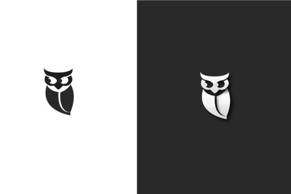 Креативные логотипы с филином