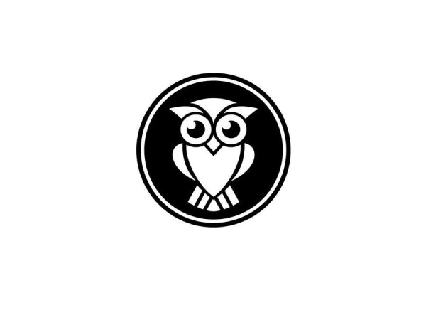 Логотип Сова современный стиль