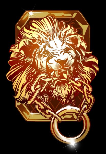 Минималистичный логотип Льва