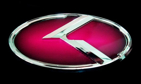 Красный значок Киа