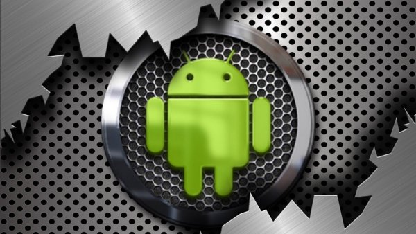 Логотип андроид черный