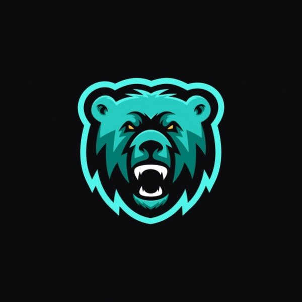 Неоновый медведь