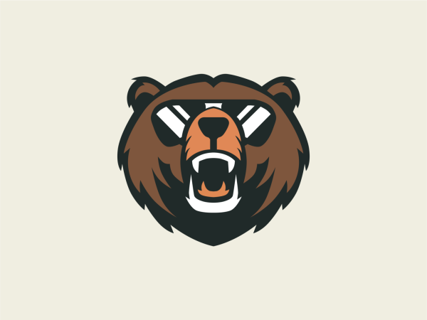 Морда медведя логотип