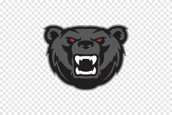 Символ голова медведя