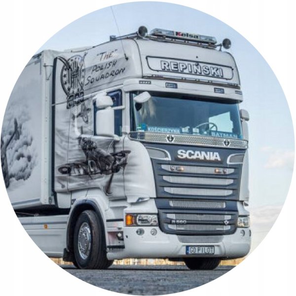 Наклейки на грузовик Скания