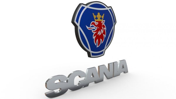 Скания logo STL