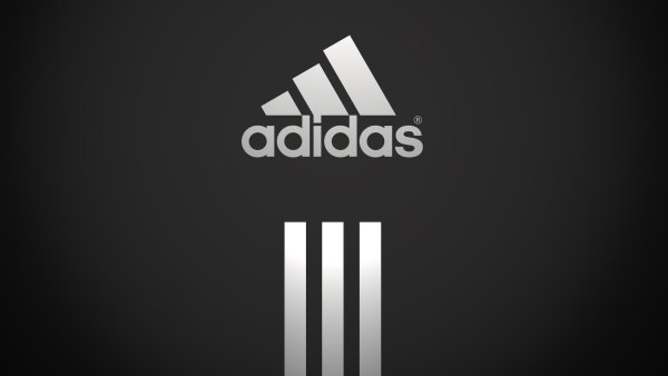 Адидас на белом фоне