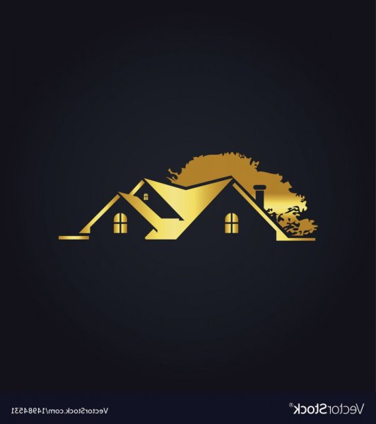 Агентство недвижимости логотипы домик