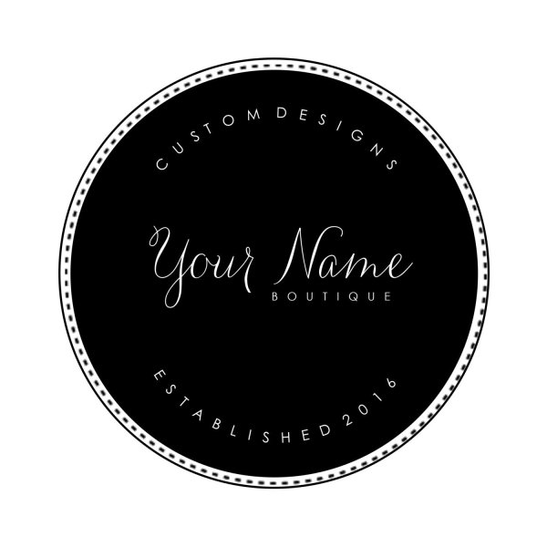 Красивый круглый логотип