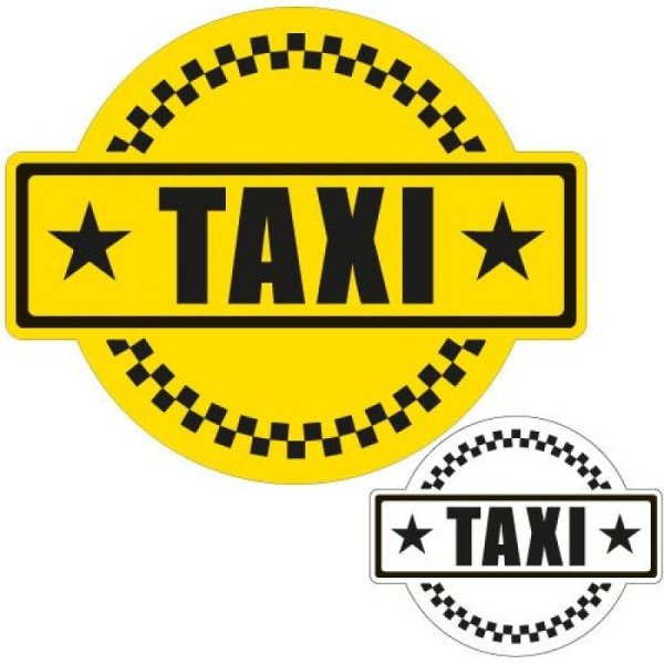 Наклейки такси
