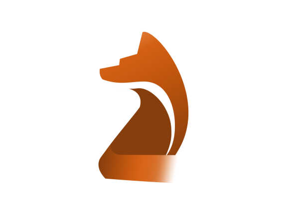 Злой зелёный Лис для логотипов