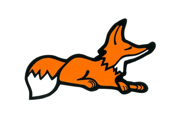 Лиса и логотип Рено