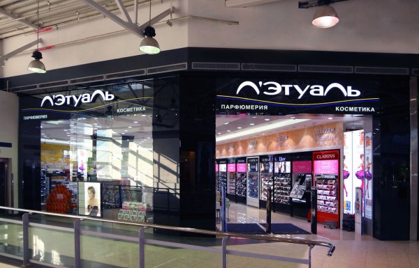 Вывеска магазина косметики и парфюмерии