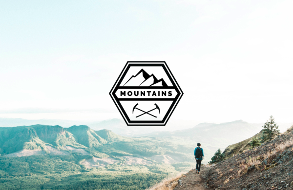 Люди в горах логотип