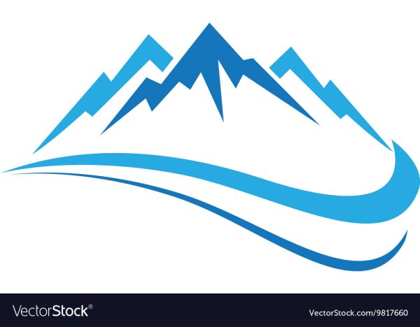 Красивый логотип горы