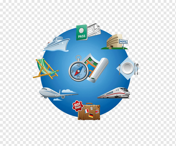 Путешествия элементы для логотипа