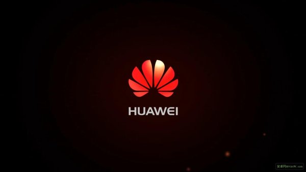 Хуавей на черном фоне