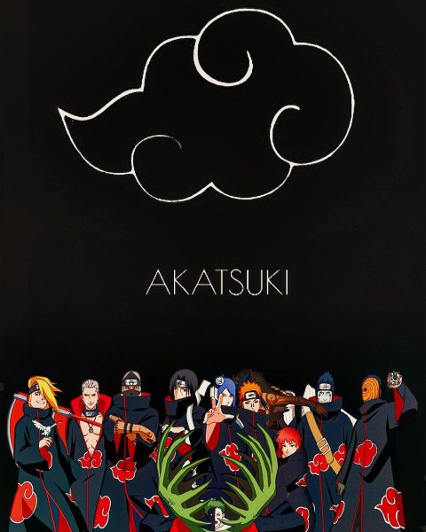 Akatsuki logo иероглифы