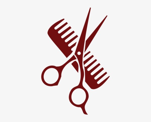 Золотые ножницы и расческа