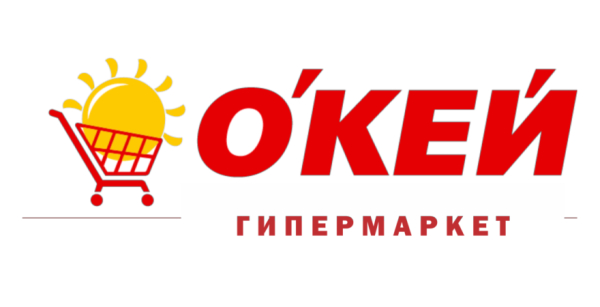 Логотип окей гипермаркет