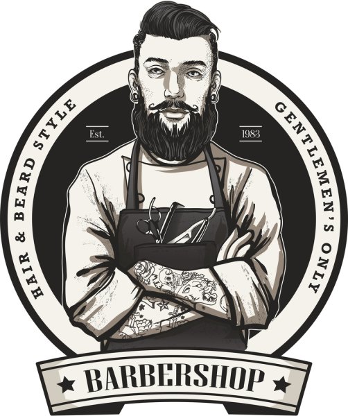 Логотип для барбершопа