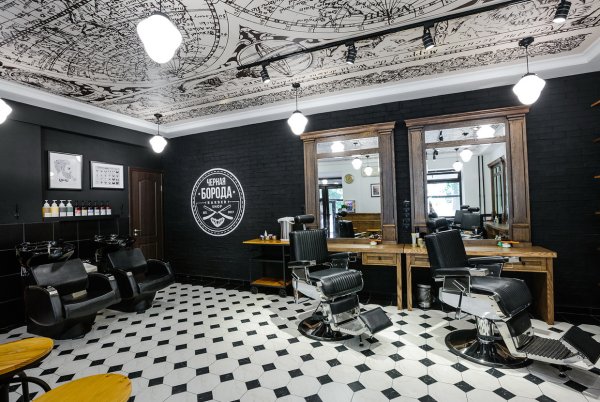 Черная борода барбершоп