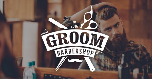 Логотипы барбершопов