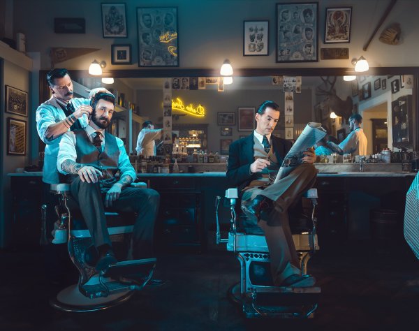 Барбершоп обои